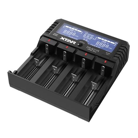 Ładowarka do akumulatorów cylindrycznych li-ion 18650 Xtar VP4L+ Dragon