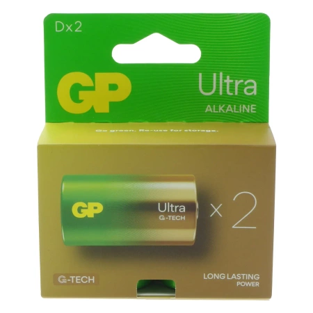 Bateria LR20 GP ULTRA Alkaline G-TECH D R20 - 2 szt