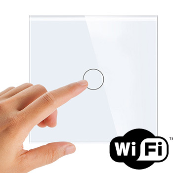 Włączniki szklane dotykowe WiFi+BT