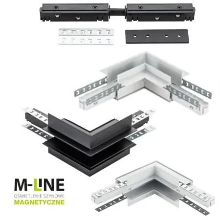 Łączniki do szyn podtynkowych M-LINE