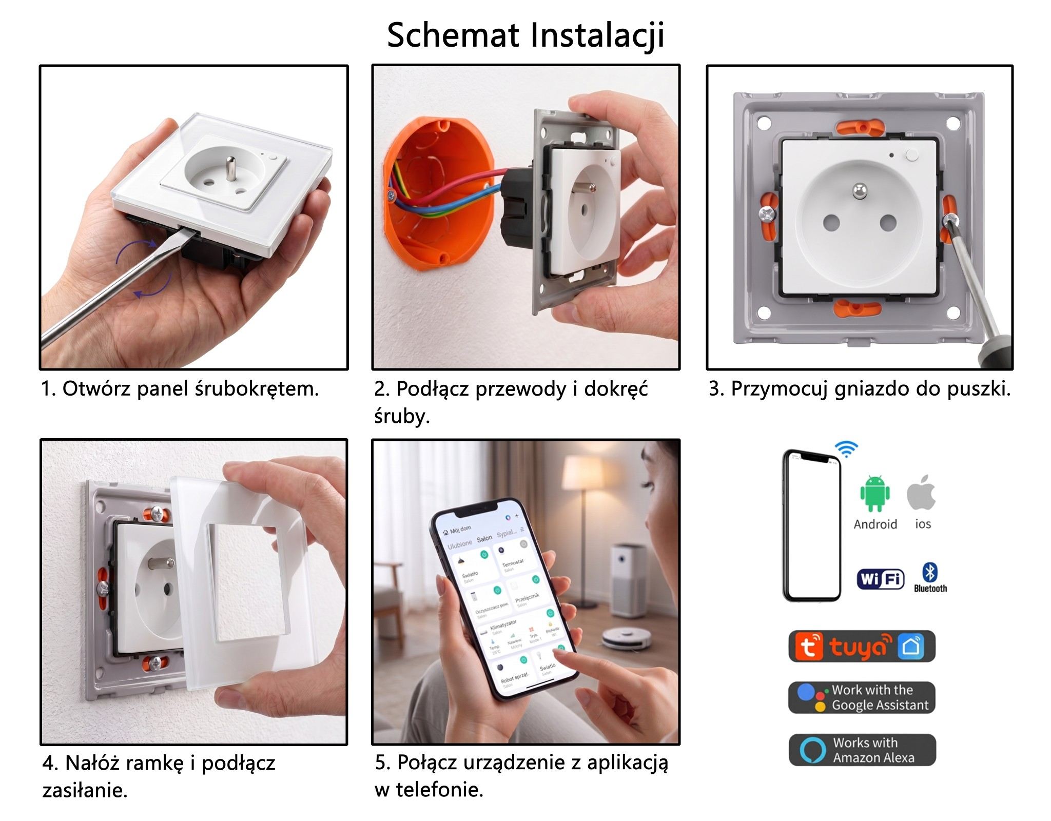 Proces instalacji i konfiguracji gniazdka
