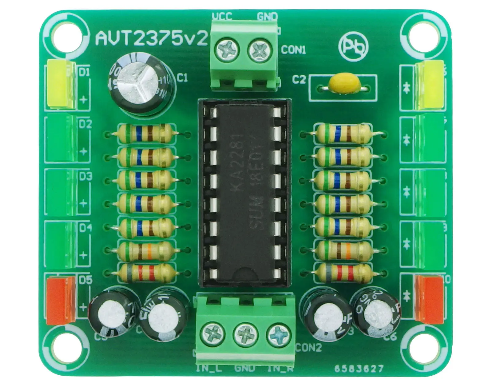 zdjęcie zlutowanego modułu