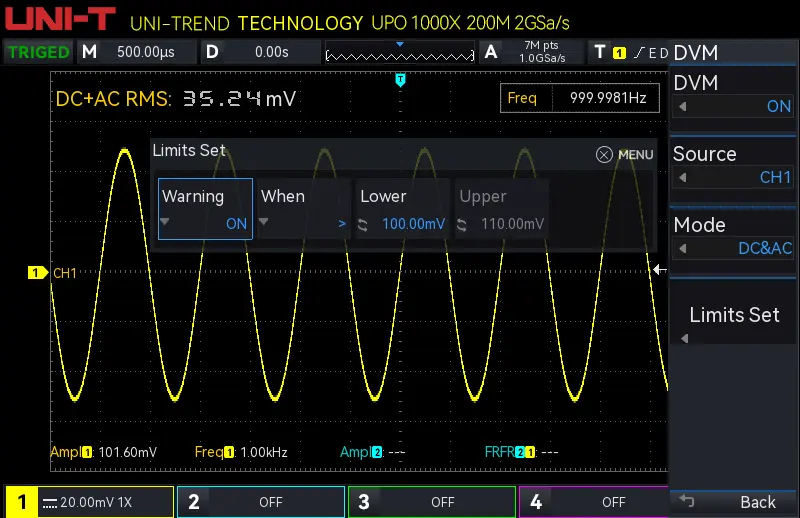 Oscyloskop UNIT UPO1054