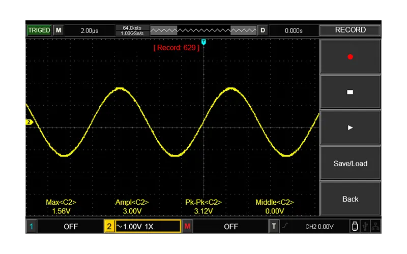 Ocyloskop z serii UTD2000CEX