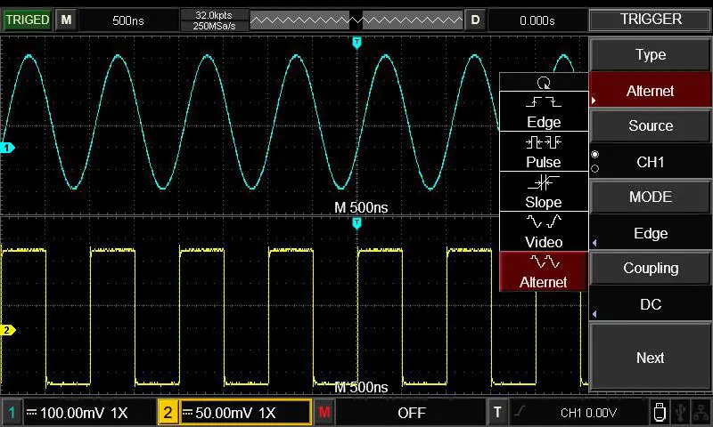 Oscyloskop UNI-T z serii UTD2000CL+/CL