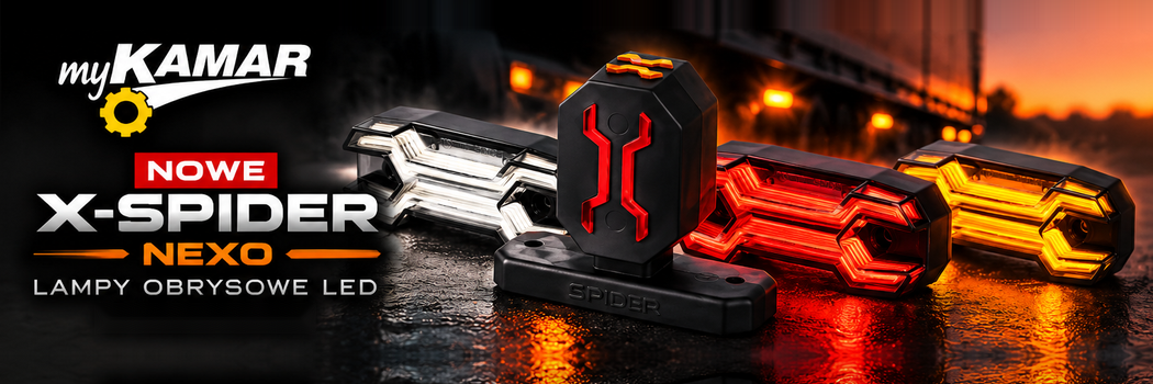 Nowe lampy obrysowe LED X-SPIDER NEXO w Sklepie AVT