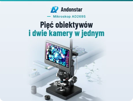 Andonstar- Mikroskopy cyfrowe do zadań specjalnych 