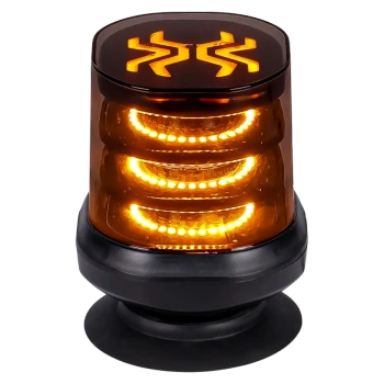 Lampa błyskowa ostrzegawcza LED X-SPIDER 3 na magnes, przewód 3,5 m z wtyczką zapalniczki, R65 - ALR0088