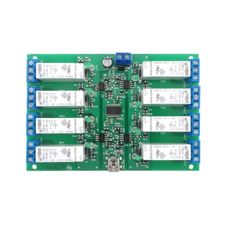 Moduł przekaźników z interfejsem USB - KIT AVT 5353