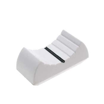 Gałka do potencjometru suwakowego - biała 24x11x11mm na trzpień 8mm