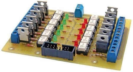 Sterownik oświetlenia sufitu LED i halogenów - PCB i mikroprocesor do projektu AVT 5336