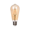 Żarówka LED E27 Filament Vita ST64 650lm 6W 2200K amber
