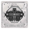 Gniazdo elektryczne z uziemieniem, montaż podtynkowy, kolor biały, EMOS A6001.0