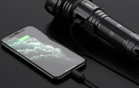 Latarka SuperFire R3 P90, 2700lm, USB