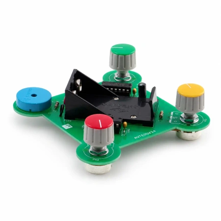 Konsola Audiochaos - generator dźwięków. Zestaw DIY do nauki lutowania AVT EDU624