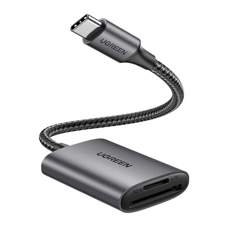 Czytnik kart pamięci USB-C, plug and play, kompaktowy, UGREEN CM401