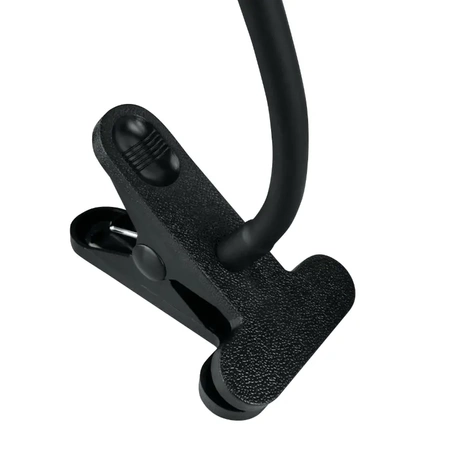 Lampka LED z klipsem czarna, 4W, 320lm, zasilanie 230V