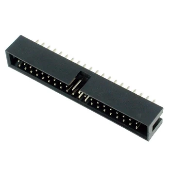 Wtyk IDC 40-stykowy prosty do montażu na PCB, raster 2,54 mm ze złoconymi stykami, Z-WS40G