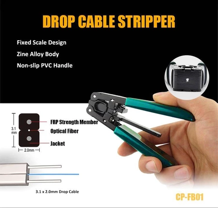 Zestaw narzędzi do światłowodów Proskit PK-9456