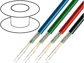 Przewód mikrofonowy 2x0.35mm2, OFC, TASKER C128 zielony, 1mb