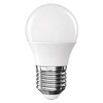 Żarówka LED E27 kulka Mini Globe, 5,5 W, odpowiednik 40 W, ciepła biel, 470 lm, EMOS ZAR-E-ZL6F22