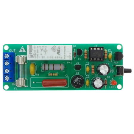 Zdalny włącznik 230 V sterowany pilotem IR - zlutowany KIT AVT 1840