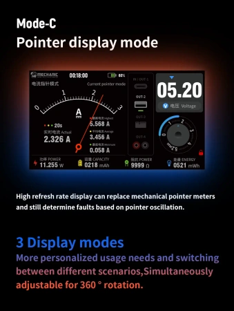 Regulowany zasilacz warsztatowy 1.3-12V 45W USB POWER BOX 2.0 Mechanic