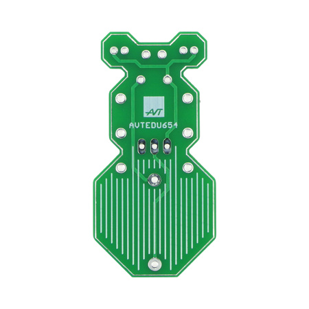 Zielony robaczek DIY do nauki lutowania AVTEDU654