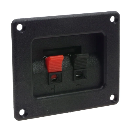 Terminal głośnikowy 2-pin prostokątny 80 × 65 mm do przewodu 2,5 mm²