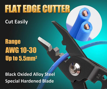 Szczypce wielofunkcyjne 4w1: (Zaciskarka, ściągacz izolacji, obcinaczki i szczypce) CP-419 Proskit