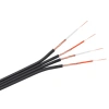 Przewód YTDY 4 × 0,5 mm, płaski, ekranowany, do domofonów i systemów alarmowych, 1 mb