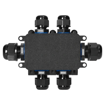 Puszka natynkowa IP68 Heavy-Duty z 6 dławnicami M20/M16, OR-JB-13815/6 ORNO