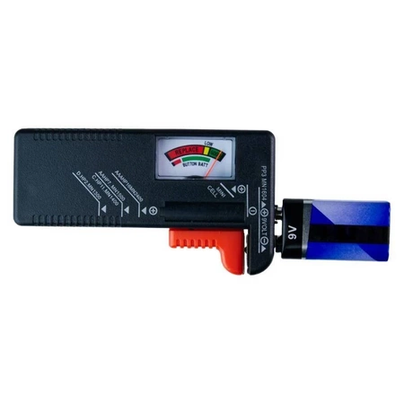 Organizer na baterie, wbudowany tester baterii
