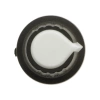 Gałka do potencjometru na oś 6mm - 16x17mm - czarna, biały znacznik