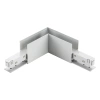 Łącznik kątowy do szyny magnetycznej poziomy natynkowy biały M-LINE