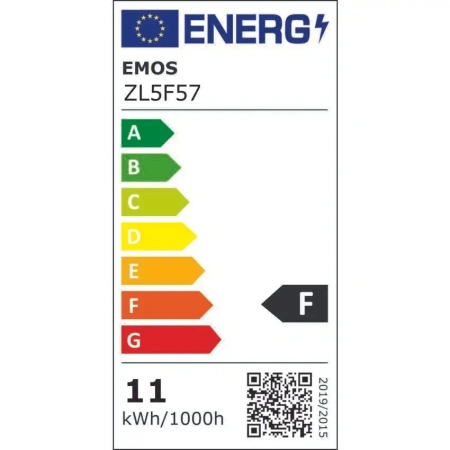 Żarówka LED E27 A60 EMOS Basic 11 W (odpowiednik 75 W), 1055 lm, ciepła biel 3000 K - ZL5F57