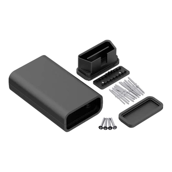 Obudowa OBD ZOBD SET, 47,9 × 80 × 23,5 mm, ABS, czarna, Kradex
