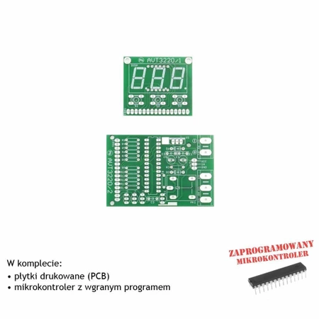 Termostat z wyświetlaczem LED - KIT AVT 3220