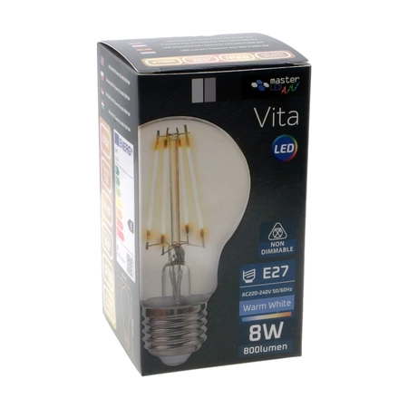 Żarówka LED E27 Filament Vita A60 800lm 8W 2700K