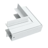 Łącznik kątowy do szyny magnetycznej wewnętrzny podtynkowy biały M-LINE