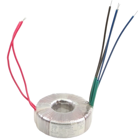 Transformator toroidalny 100VA - Indel TST 100/006 - 2x14V, 3.57A, 230Vac