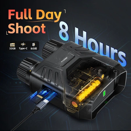 Noktowizor cyfrowy - lornetka - kamera, zasięg do 300m, FNIRSI NVS-40