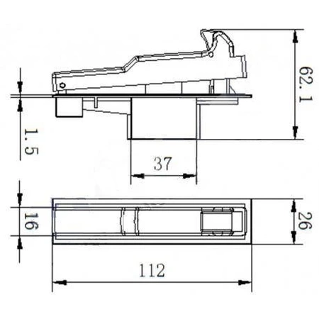Wyłącznik do szlifierek FA2-10/2B-1 12A/250V