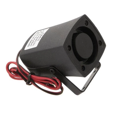 Syrena elektroniczna KPS 4516, 100 dB, 12 V, 250 mA, dźwięk ciągły, sześciotonowy