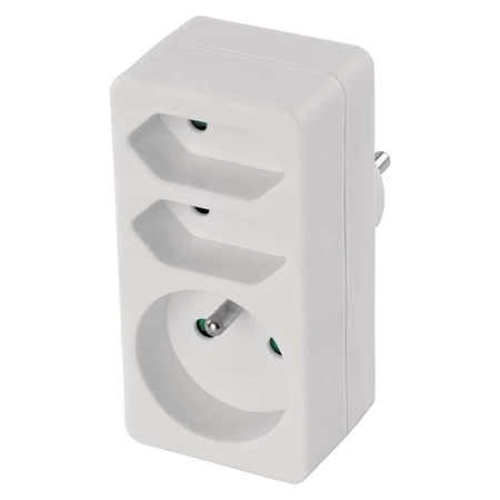 Rozgałęźnik sieciowy 230 V, 3 gniazda, 10 A, EMOS P0025