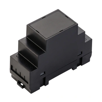 Obudowa modułowa na szynę DIN Z106, 35,2 × 90,1 × 65 mm, ABS V0, czarna, Kradex