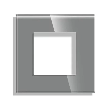 Ramka szklana - pojedyncza - szara - do modułów Tawoia Glass