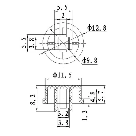 Zestaw przycisków switch 12x12x7.3mm do Arduino, 25szt