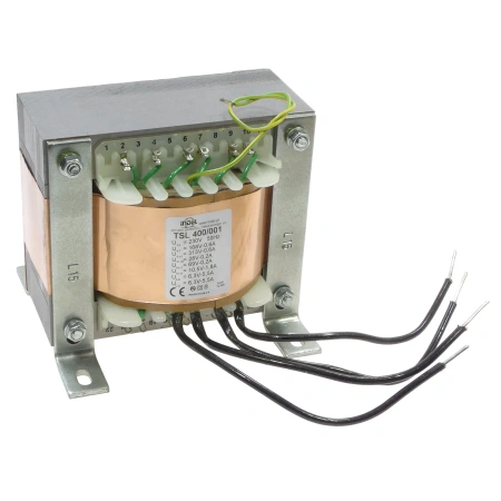 Transformator 400VA, 230Vac (168V, 313V, 28V, 10.5V, 6.4V, 6.4V, 69V) 0.6A