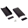 Obudowa uniwersalna Z97, 60,7 × 120,8 × 31,1 mm, ABS, czarna, z panelami bocznymi, Kradex